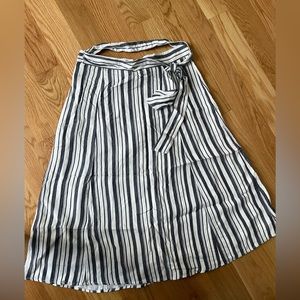 Loft Stripped Skirt- NWT